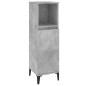 vidaXL Badschrank Betongrau 30x30x100 cm Holzwerkstoff vidaXL Badschrank Betongrau 30x30x100 cm Holzwerkstoff