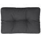 vidaXL Palettenkissen Schwarz 60x40x12 cm Stoff vidaXL Palettenkissen Schwarz 60x40x12 cm Stoff