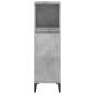 vidaXL Badschrank Betongrau 30x30x100 cm Holzwerkstoff vidaXL Badschrank Betongrau 30x30x100 cm Holzwerkstoff