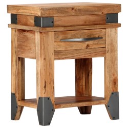 vidaXL Nachttisch 40 x 30 x 51 cm Akazie Massivholz
