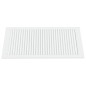 vidaXL Schranktüren Lamellen-Design 4 Stk Weiß 99,3x49,4 cm Massivholz vidaXL Schranktüren Lamellen-Design 4 Stk Weiß 99,3x49,4 cm Massivholz