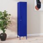 vidaXL Schließfachschrank Marineblau 35x46x180 cm Stahl vidaXL Schließfachschrank Marineblau 35x46x180 cm Stahl