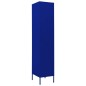 vidaXL Schließfachschrank Marineblau 35x46x180 cm Stahl vidaXL Schließfachschrank Marineblau 35x46x180 cm Stahl
