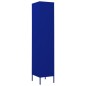 vidaXL Schließfachschrank Marineblau 35x46x180 cm Stahl vidaXL Schließfachschrank Marineblau 35x46x180 cm Stahl