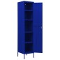 vidaXL Schließfachschrank Marineblau 35x46x180 cm Stahl vidaXL Schließfachschrank Marineblau 35x46x180 cm Stahl