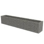 vidaXL Gabionen-Hochbeet Verzinkter Stahl 540×90×100 cm vidaXL Gabionen-Hochbeet Verzinkter Stahl 540×90×100 cm