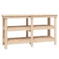 vidaXL Werkbank 142,5x50x80 cm Massivholz Kiefer vidaXL Werkbank 142,5x50x80 cm Massivholz Kiefer