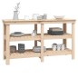 vidaXL Werkbank 142,5x50x80 cm Massivholz Kiefer vidaXL Werkbank 142,5x50x80 cm Massivholz Kiefer