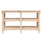 vidaXL Werkbank 142,5x50x80 cm Massivholz Kiefer vidaXL Werkbank 142,5x50x80 cm Massivholz Kiefer