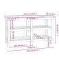 vidaXL Werkbank 142,5x50x80 cm Massivholz Kiefer vidaXL Werkbank 142,5x50x80 cm Massivholz Kiefer