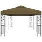 vidaXL Pavillon 6x3 m Taupe 180 g/m² vidaXL Pavillon 6x3 m Taupe 180 g/m²