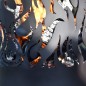 Esschert Design Feuerfass Flames Kohlenstoffstahl Schwarz FF408 Esschert Design Feuerfass Flames Kohlenstoffstahl Schwarz FF408