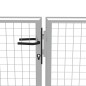 vidaXL Gartentor Verzinkter Stahl 415 x 250 cm Silbern vidaXL Gartentor Verzinkter Stahl 415 x 250 cm Silbern
