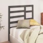 vidaXL Bett-Kopfteil Grau 81x4x104 cm Massivholz Kiefer vidaXL Bett-Kopfteil Grau 81x4x104 cm Massivholz Kiefer