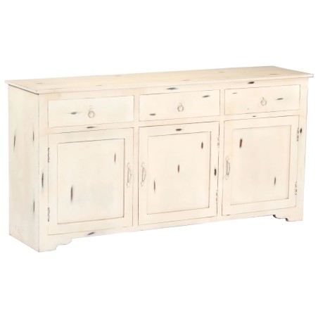 vidaXL Sideboard Weiß 160 x 40 x 80 cm Massivholz Mango