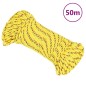 vidaXL Bootsseil Gelb 3 mm 50 m Polypropylen vidaXL Bootsseil Gelb 3 mm 50 m Polypropylen