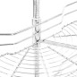 vidaXL 2-stufiger Küchen-Drahtkorb Silbern 180 Grad 75x38x80 cm vidaXL 2-stufiger Küchen-Drahtkorb Silbern 180 Grad 75x38x80 cm