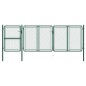 vidaXL Gartentor Stahl 125x395 cm Grün vidaXL Gartentor Stahl 125x395 cm Grün