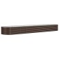 vidaXL Hochbeet Pulverbeschichteter Stahl 368x80x36 cm Braun vidaXL Hochbeet Pulverbeschichteter Stahl 368x80x36 cm Braun