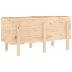 vidaXL Hochbeet 121x50x57 cm Massivholz Kiefer