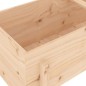 vidaXL Hochbeet 121x50x57 cm Massivholz Kiefer vidaXL Hochbeet 121x50x57 cm Massivholz Kiefer