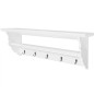 vidaXL Garderobe MDF Weiß Barocker Stil vidaXL Garderobe MDF Weiß Barocker Stil