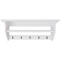 vidaXL Garderobe MDF Weiß Barocker Stil vidaXL Garderobe MDF Weiß Barocker Stil