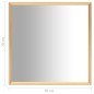 vidaXL Spiegel Golden 70x70 cm vidaXL Spiegel Golden 70x70 cm
