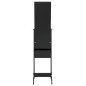 vidaXL Standspiegel mit LED Schwarz 34x37x146 cm vidaXL Standspiegel mit LED Schwarz 34x37x146 cm
