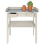 Esschert Design Garten-Arbeitstisch Weiß CF29W Esschert Design Garten-Arbeitstisch Weiß CF29W