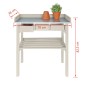 Esschert Design Garten-Arbeitstisch Weiß CF29W Esschert Design Garten-Arbeitstisch Weiß CF29W