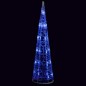 vidaXL LED-Kegel Acryl Weihnachtsdeko Pyramide Blau 60 cm vidaXL LED-Kegel Acryl Weihnachtsdeko Pyramide Blau 60 cm