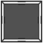 vidaXL Couchtisch Transparent und Schwarz 80x80x35 cm Hartglas vidaXL Couchtisch Transparent und Schwarz 80x80x35 cm Hartglas