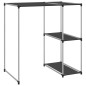 vidaXL Waschmaschinenregal Schwarz 87x55x90,5 cm Eisen vidaXL Waschmaschinenregal Schwarz 87x55x90,5 cm Eisen