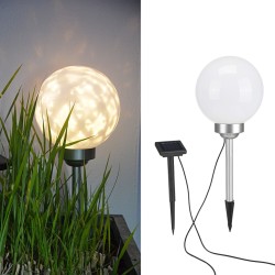HI Solar LED Drehbare Garten-Kugelleuchte 20 cm