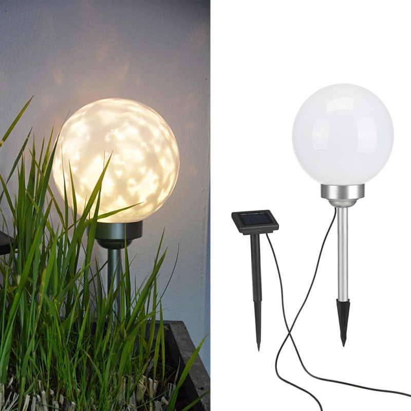 HI Solar LED Drehbare Garten-Kugelleuchte 20 cm HI Solar LED Drehbare Garten-Kugelleuchte 20 cm