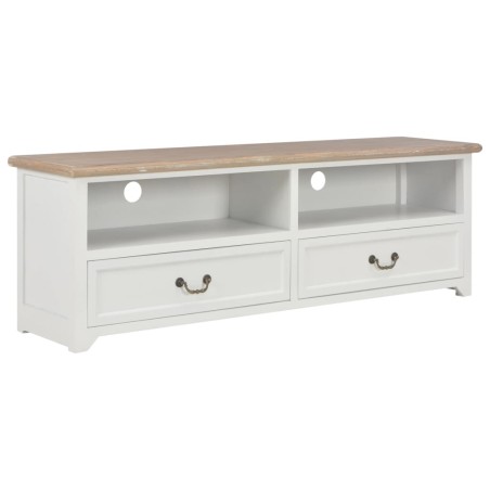 vidaXL TV-Schrank Weiß 120x30x40 cm Holz