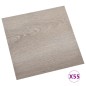vidaXL PVC-Fliesen Selbstklebend 55 Stk. 5,11 m² Taupe vidaXL PVC-Fliesen Selbstklebend 55 Stk. 5,11 m² Taupe