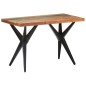 vidaXL Esstisch 120x60x76 cm Altholz Massiv vidaXL Esstisch 120x60x76 cm Altholz Massiv