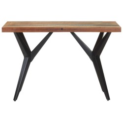 vidaXL Esstisch 120x60x76 cm Altholz Massiv