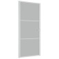 vidaXL Innentür 93x201,5 cm Weiß Mattglas und Aluminium vidaXL Innentür 93x201,5 cm Weiß Mattglas und Aluminium