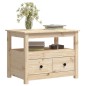 vidaXL Couchtisch 71x49x55 cm Massivholz Kiefer vidaXL Couchtisch 71x49x55 cm Massivholz Kiefer