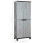 vidaXL Kunststoffschrank 68x39x171,5 cm vidaXL Kunststoffschrank 68x39x171,5 cm
