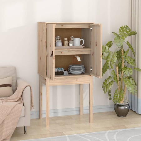 vidaXL Highboard 60x40x120 cm Massivholz Kiefer