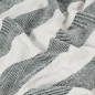 vidaXL Überwurf Baumwolle Streifen 160x210 cm Dunkelgrün vidaXL Überwurf Baumwolle Streifen 160x210 cm Dunkelgrün