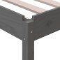 vidaXL Stapelbett Grau 75x190 cm Massivholz Kiefer vidaXL Stapelbett Grau 75x190 cm Massivholz Kiefer