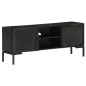 vidaXL TV-Schrank Schwarz 115x30x46 cm Massivholz Mango vidaXL TV-Schrank Schwarz 115x30x46 cm Massivholz Mango