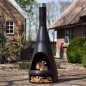 RedFire Gartenkamin Kingston 160x60 cm Stahl Matt-Schwarz RedFire Gartenkamin Kingston 160x60 cm Stahl Matt-Schwarz