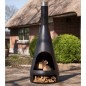 RedFire Gartenkamin Kingston 160x60 cm Stahl Matt-Schwarz RedFire Gartenkamin Kingston 160x60 cm Stahl Matt-Schwarz