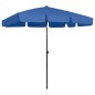 vidaXL Strandschirm Azurblau 200x125 cm vidaXL Strandschirm Azurblau 200x125 cm